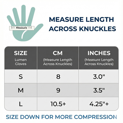 Lumen Bamboo Compression Gloves